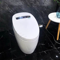 Pieni wc kaukosäätimellä